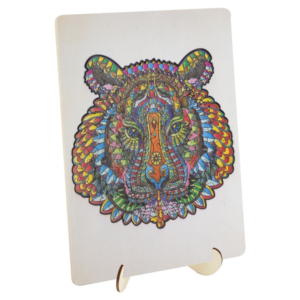 Wooden Tiger Puzzle 130 Pieces