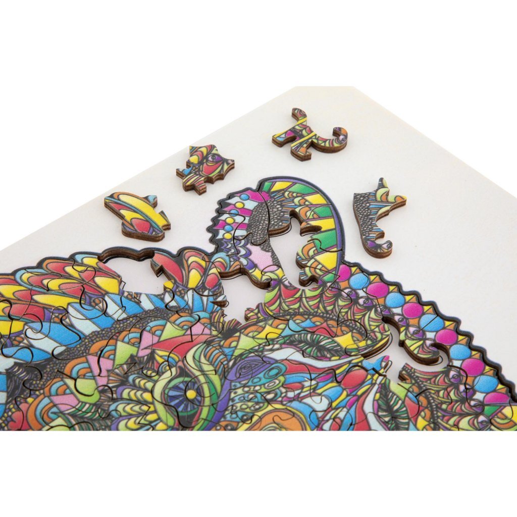 Wooden Tiger Puzzle 130 Pieces