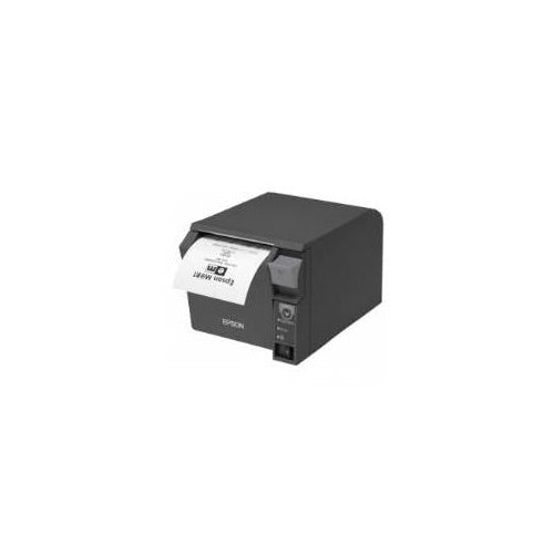 Epson TM T70II - Belegdrucker - Thermozeile - 8 cm Rolle - 180 dpi - bis zu 250 mm/Sek. - USB 2.0, seriell - Cutter - Dunkelgrau afbeelding 1