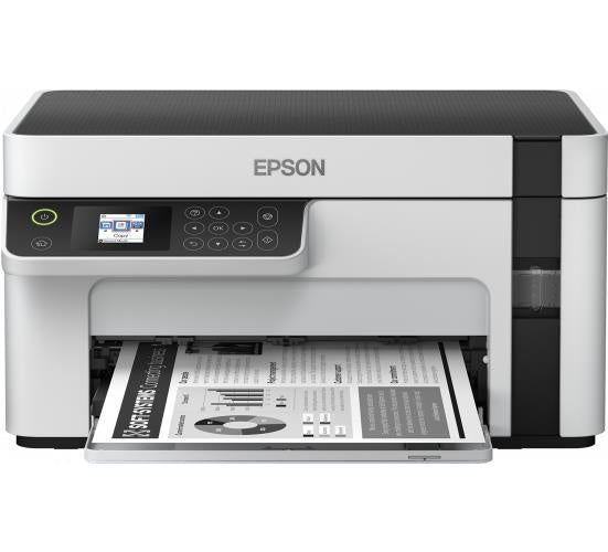 Epson EcoTank ET-M2120 - Multifunktionsdrucker - s/w - Tintenstrahl - A4/Legal (Medien) - bis zu 15 Seiten/Min. (Drucken) - 150 Blatt - USB, Wi-Fi - weiß (C11CJ18401) afbeelding 1