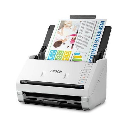 Epson WorkForce DS-530II - Dokumentenscanner - Duplex - 215.9 x 6096 mm - 600 dpi x 600 dpi - bis zu 35 Seiten/Min. (einfarbig) / bis zu 35 Seiten/Min. (Farbe) - automatischer Dokumenteneinzug (50 Blätter) - bis zu 4000 Scanvorgänge/Tag - USB 3.0 afbeelding 1