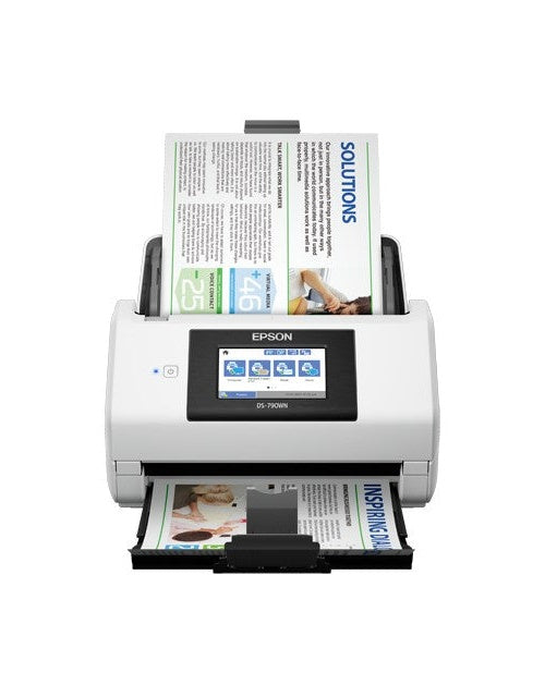 Epson WorkForce DS-790WN - Dokumentenscanner - Duplex - A4/Legal - 600 dpi x 600 dpi - bis zu 45 Seiten/Min. (einfarbig) / bis zu 45 Seiten/Min. (Farbe) - automatischer Dokumenteneinzug (100 Blätter) - bis zu 7000 Scanvorgänge/Tag - USB 3.0 afbeelding 1