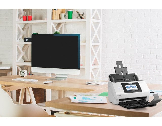 Epson WorkForce DS-790WN - Dokumentenscanner - Duplex - A4/Legal - 600 dpi x 600 dpi - bis zu 45 Seiten/Min. (einfarbig) / bis zu 45 Seiten/Min. (Farbe) - automatischer Dokumenteneinzug (100 Blätter) - bis zu 7000 Scanvorgänge/Tag - USB 3.0 afbeelding 2