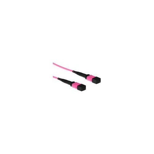 ACT 10 meter Multimode 50/125 OM4 polarity B fiber patch cable with MTP female connectors. 10m mtp/mpo(f) 50/125 om4 p b (RL7770) afbeelding 1