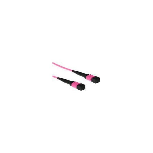 ACT 12 meter Multimode 50/125 OM4 polarity B fiber patch cable with MTP female connectors. 12m mtp/mpo(f) 50/125 om4 p b (RL7772) afbeelding 1