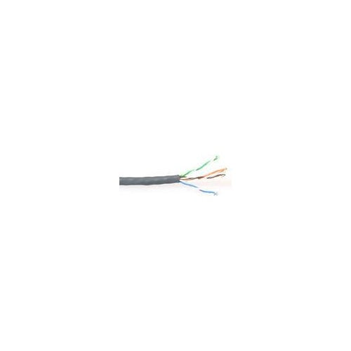 ACT CAT5E U/UTP PVC solid grey 100 m. Type: 100 m box, Grey C5e u/utp solid pvc grey 100m (ES100H) afbeelding 1