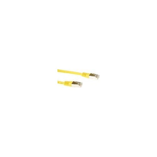 ACT Yellow 20 meter F/UTP CAT5E patch cable with RJ45 connectors. Cat5e f/utp lszh yellow 20.00m (IB7820) - 8716065129458 - image 1