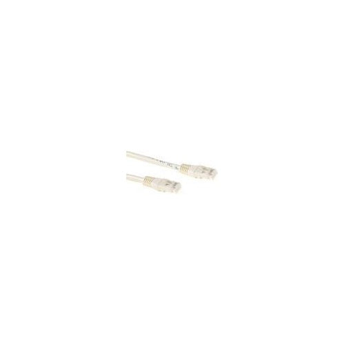 ACT Ivory 20 meter U/UTP CAT6 patch cable with RJ45 connectors. Cat6 u/utp ivory 20.00m (IB8420) afbeelding 1