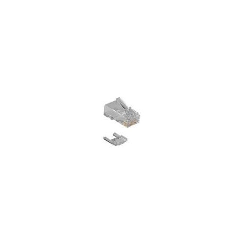 ACT RJ45 (8P/8C) CAT6 modulaire connector for round cable with solid or stranded conductors. Suitable for: Solid and stranded cable Rj45 plug cat6 unshielded (TD168M) afbeelding 1