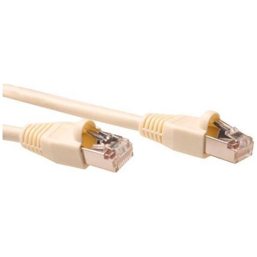 ACT Ivory 15 meter SF/UTP CAT5E patch cable snagless with RJ45 connectors CAT5E SF/UTP SNAGLESS IV 15.00M (IB7015) - 8716065134520 - image 1