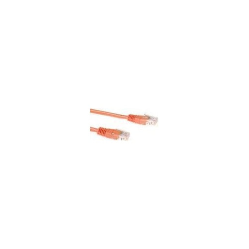 ACT Orange 20 meter U/UTP CAT5E patch cable with RJ45 connectors. Cat5e u/utp orange 20.00m (IB4520) - 8716065135381 - image 1