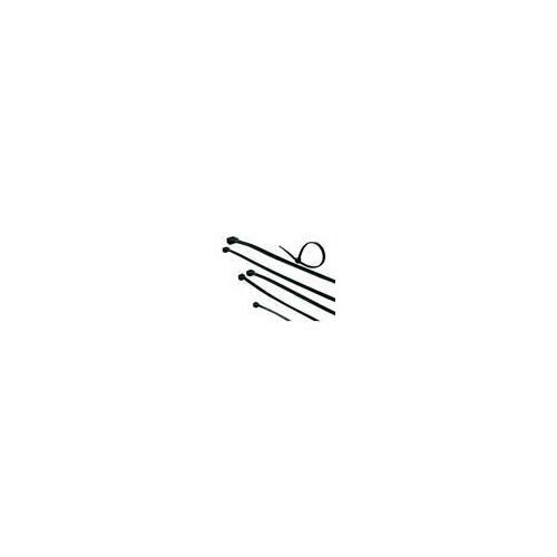 ACT Cable ties - black, length 450 mm, width 8.0 mm. Length: 450 mm Cable tie black 450/8.0mm (CT1090) afbeelding 1