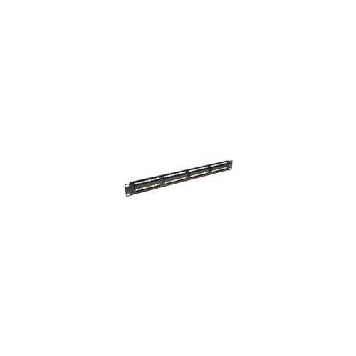 ACT Patchpanel 24-ports unshielded 45° CAT5E. Category: CAT5E Patchpanel 24p utp c5e 45gr (P24AK1) afbeelding 1