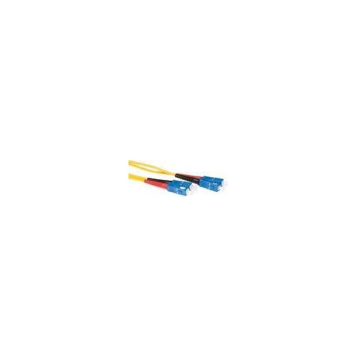 ACT 15 meter LSZH Singlemode 9/125 OS2 fiber patch cable duplex with SC connectors. Sc-sc 9/125 os2 duplex 15.00m (RL3915) afbeelding 1