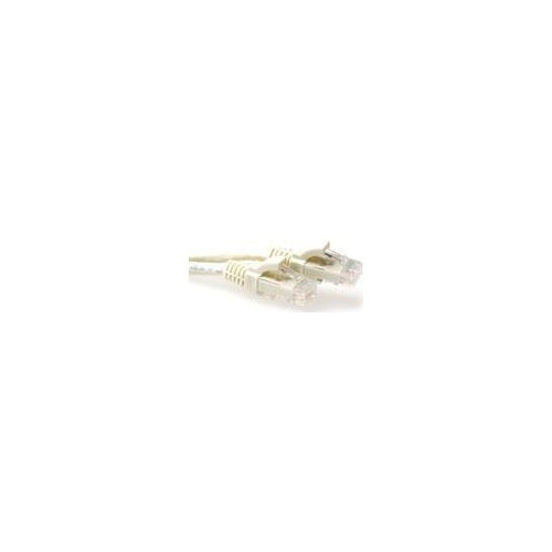 ACT Ivory 20 meter U/UTP CAT6 patch cable snagless with RJ45 connectors. Cat6 u/utp snagless iv 20.00m (IS8420) - 8716065254396 - image 1