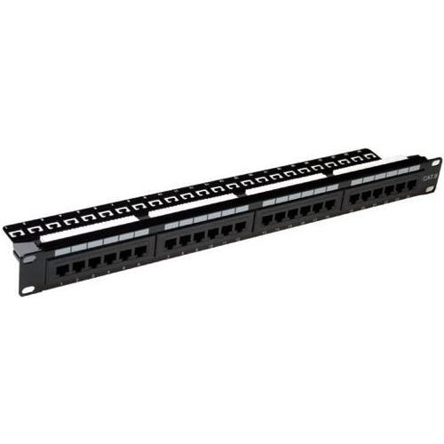 ACT Patchpanel CAT 6 UTP 24-ports with cable management bar PATCHPANEL 24P UTP C6 CAB BAR (PP1011) afbeelding 1