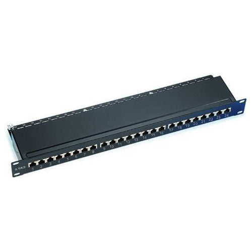 ACT Category: CAT6 PATCHPANEL 24P STP C6+COVER (PP1012) afbeelding 1