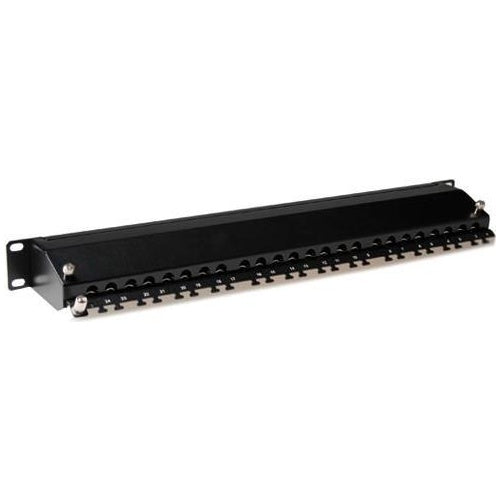 ACT Patchpanel 24-ports Shielded CAT6A with cover CAT6A PATCHPANEL 24P STP C6A+COVER (PP1020) afbeelding 1