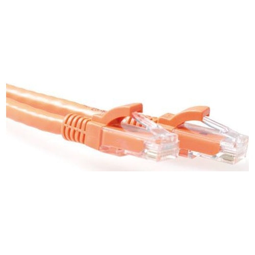 ACT Orange 20 meter U/UTP CAT6A patch cable snagless with RJ45 connectors. Cat6a u/utp snagless or 20.00m (IB2120) - 8716065275773 - image 1