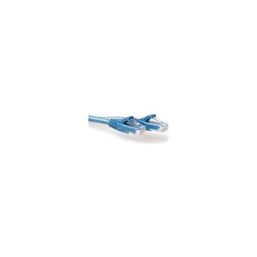 ACT Blue 15 meter U/UTP CAT6A patch cable snagless with RJ45 connectors. Cat6a u/utp snagless bu 15.00m (IB2615) afbeelding 1