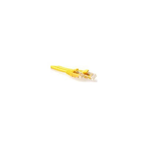 ACT Yellow 20 meter U/UTP CAT6A patch cable snagless with RJ45 connectors. Cat6a u/utp snagless yl 20.00m (IB2820) afbeelding 1
