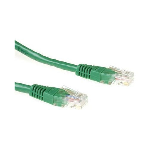 ACT CAT6A UTP 15m 15m Cat6a U/UTP (UTP) Grün Netzwerkkabel (IB3915) afbeelding 1