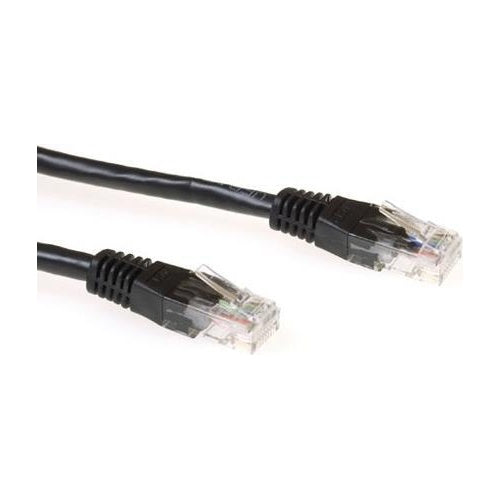 ACT CAT6A UTP 20m 20m Cat6a U/UTP (UTP) Schwarz Netzwerkkabel (IB4220) afbeelding 1