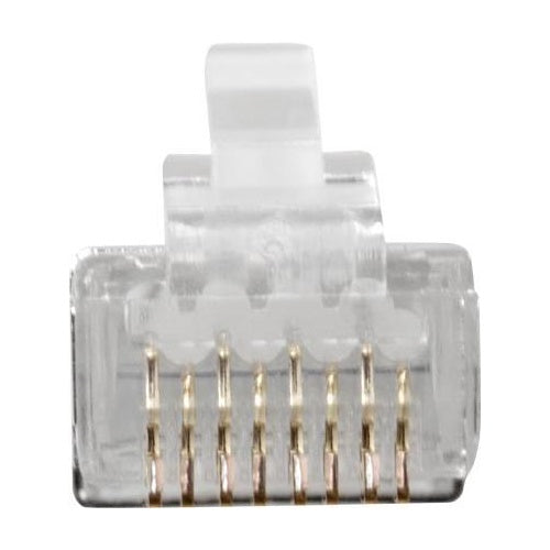 ACT RJ45 (8P/8C) CAT6A shielded modulaire connector for round cable with solid or standed conductors. Rj45 plug c6a ftp od1.2 mm (FA2000) afbeelding 1