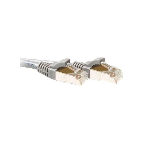 ACT Grey 25 meter LSZH SFTP CAT6A patch cable snagless with RJ45 connectors. Cat6a s/ftp lszh sng gy 25.00m (FB7025) afbeelding 1