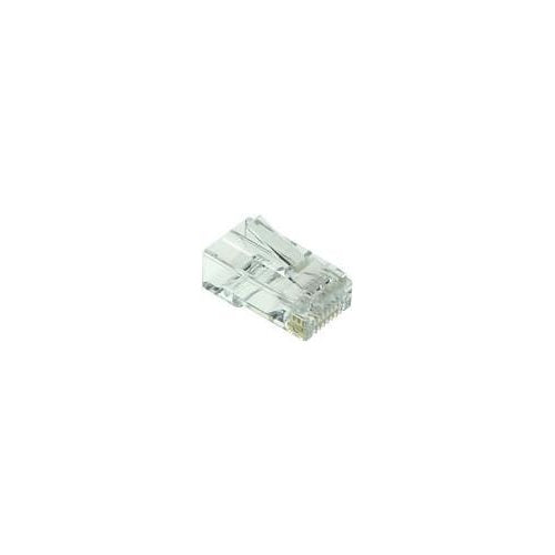 ACT RJ45 (8P/8C) CAT6 easyconnect unshielded modulaire connector for round cable with solid or stranded conductors RJ45 PLUG C6 UNSH EASY CONNECT (TD168B) afbeelding 1