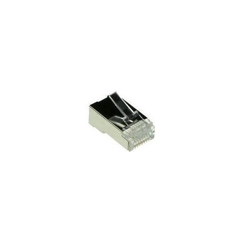 ACT RJ45 (8P/8C) CAT6 easyconnect shielded modulaire connector for round cable with solid or stranded conductors RJ45 PLUG C6 SH EASY CONNECT (TD168C) afbeelding 1