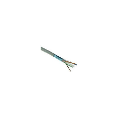 ACT Cat 6 F/UTP solid installation cable, PVC, CPR euroclass ECA, 24 AWG, grey500 meter C6A F/UTP SOLID PVC ECA 500M (FS6105) afbeelding 1