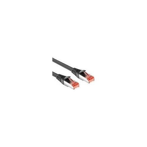 ACT Black 7 meter CAT6A U/FTP PVC high flexibility tangle-free patch cable snagless with RJ45 connectors (FB5007) afbeelding 1