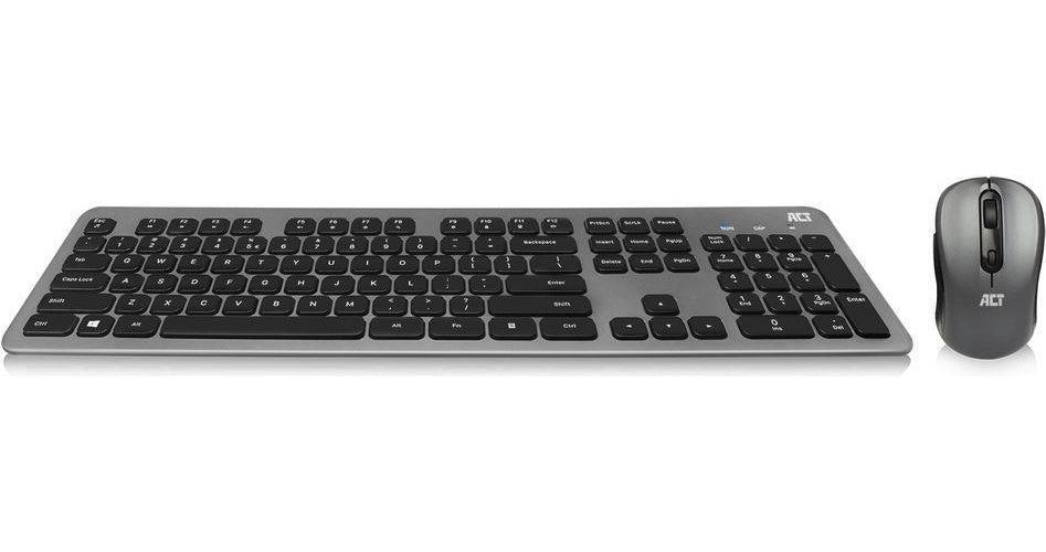 ACT AC5710 Tastatur RF Wireless QWERTY UK International Schwarz (AC5710) afbeelding 1