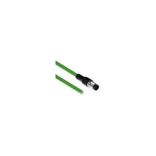 ACT Industrial 5.00 meters Sensor cable M12A 8-pin male to open end, Ultraflex TPE cable, shielded (SC3806) afbeelding 1