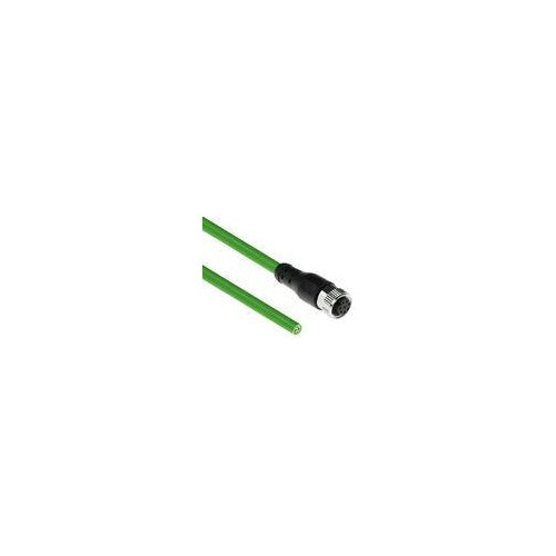 ACT Industrial 3.00 meters Sensor cable M12A 8-pin female to open end, Ultraflex TPE cable, shielded (SC3808) afbeelding 1