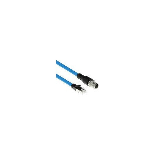 ACT Industrial 1.50 meters Sensor cable M12X 8-pin male chassis to RJ45, Superflex SF/UTP TPE cable, shielded (SC4900) afbeelding 1