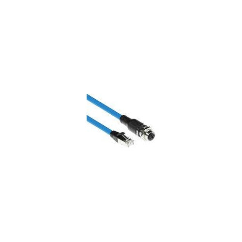 ACT Industrial 3.00 meters Sensor cable M12X 8-pin female chassis to RJ45, Superflex SF/UTP TPE cable, shielded (SC4951) afbeelding 1
