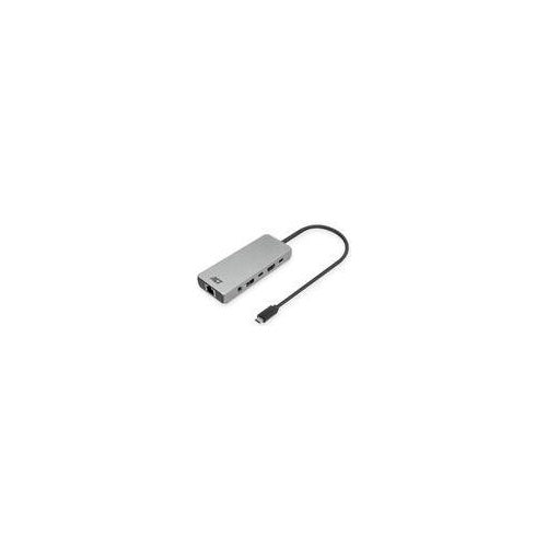 ACT AC7095 laptop-dockingstation & portreplikator Kabelgebunden USB 3.2 Gen 1 (3.1 Gen 1) Type-C Grau (AC7095) afbeelding 1