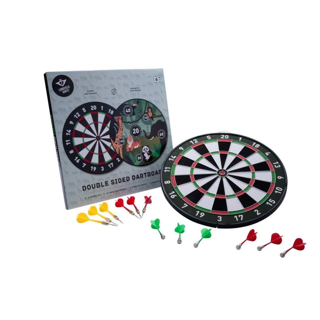 Longfield Magnetic Dartboard Kids 2-sided