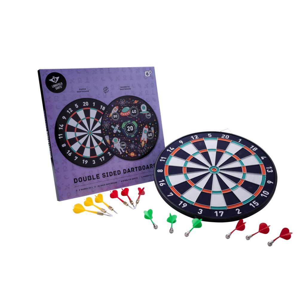 Longfield Magnetic Dartboard Kids 2-sided