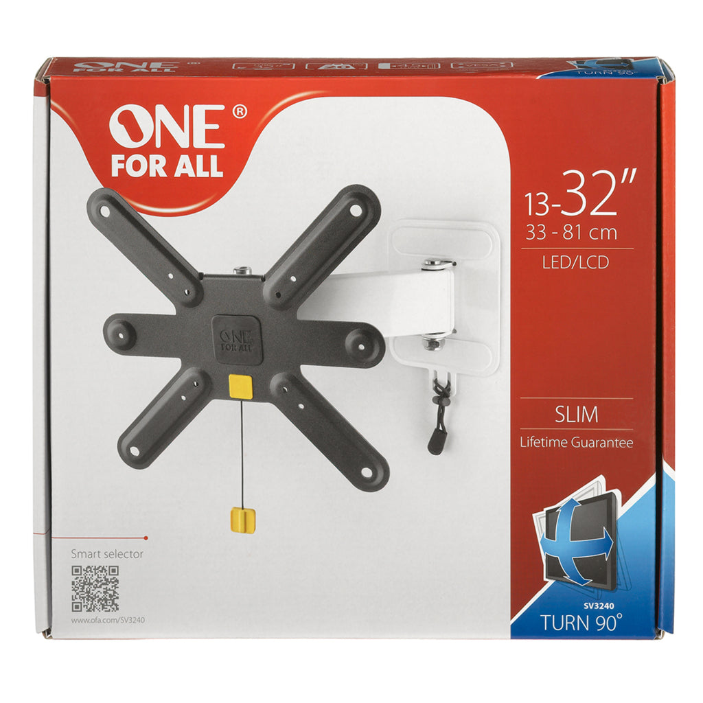 One For All SV3240 TV Mount for Screens up to 32 Inches Black