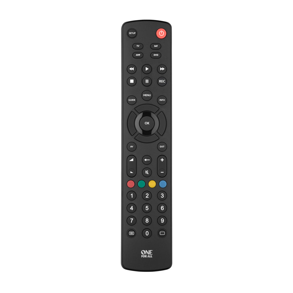 One For All Universal Remote Control for 4 Devices - URC 1240 Urc1240
