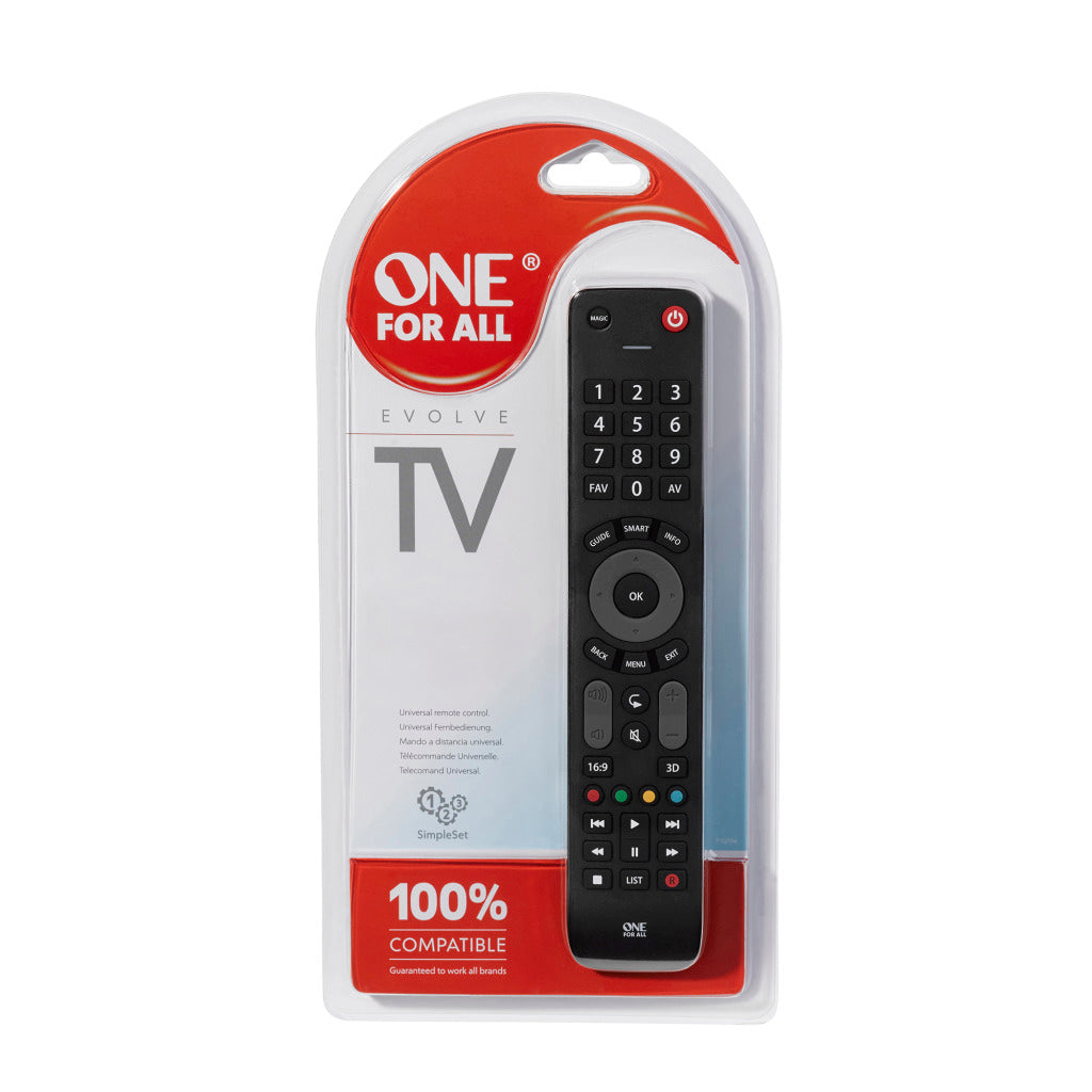 Smart TV Remote Control with NETTV Key and Learning Feature
