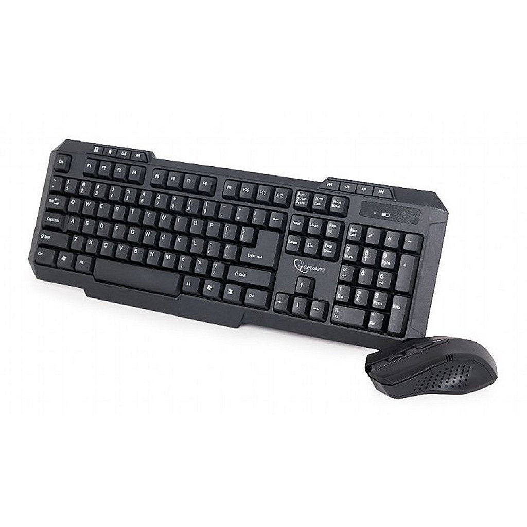 Gembird KBS-WM-02 Wireless Keyboard and Mouse Black