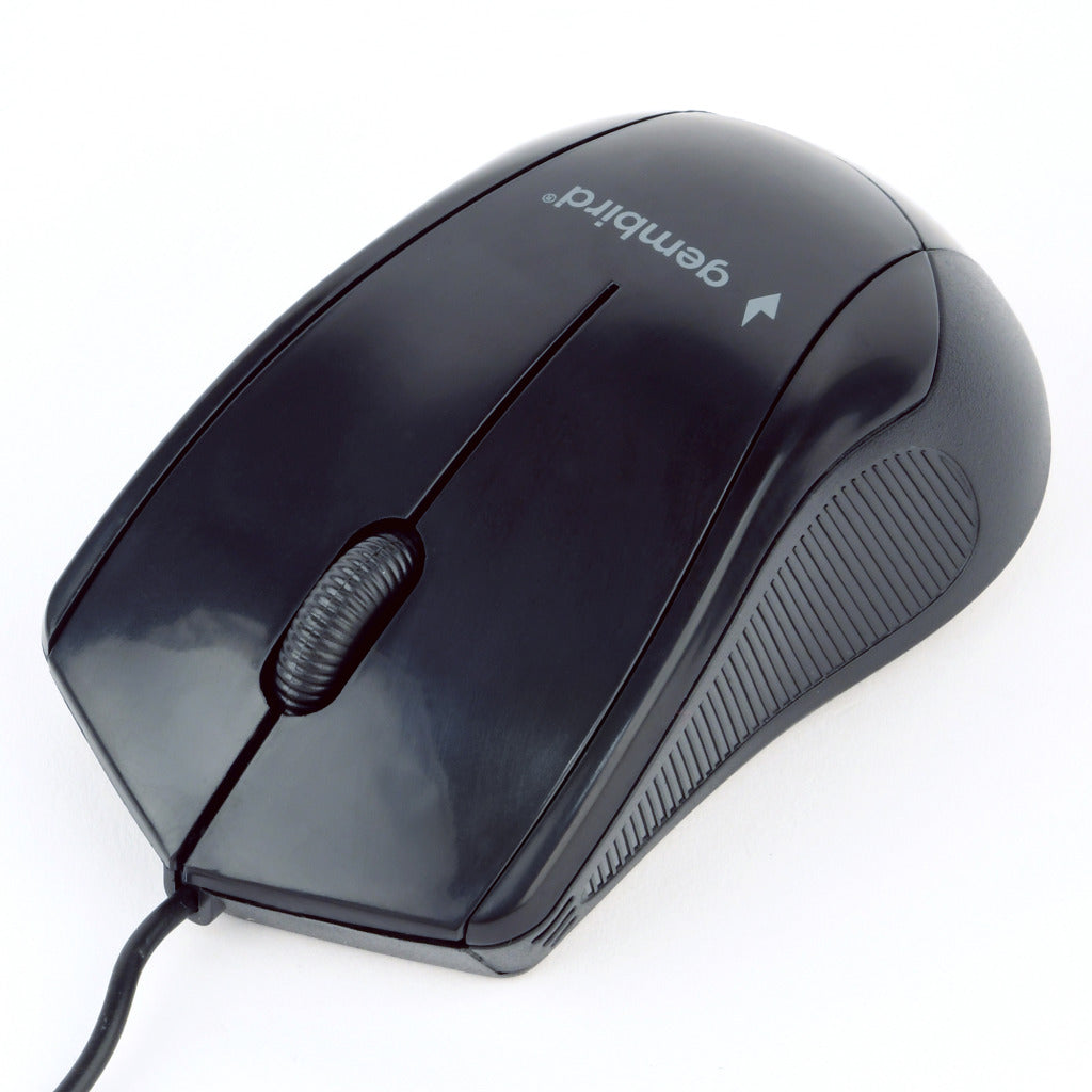 Gembird GmbH Wired Mouse Black 3b-02 - 1000 dpi