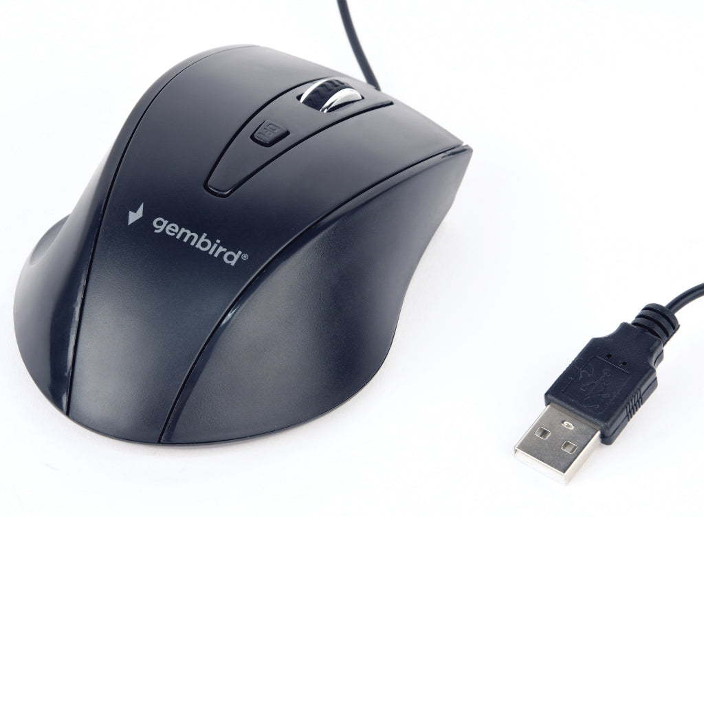 Gembird Wired Mouse Black 4b-02