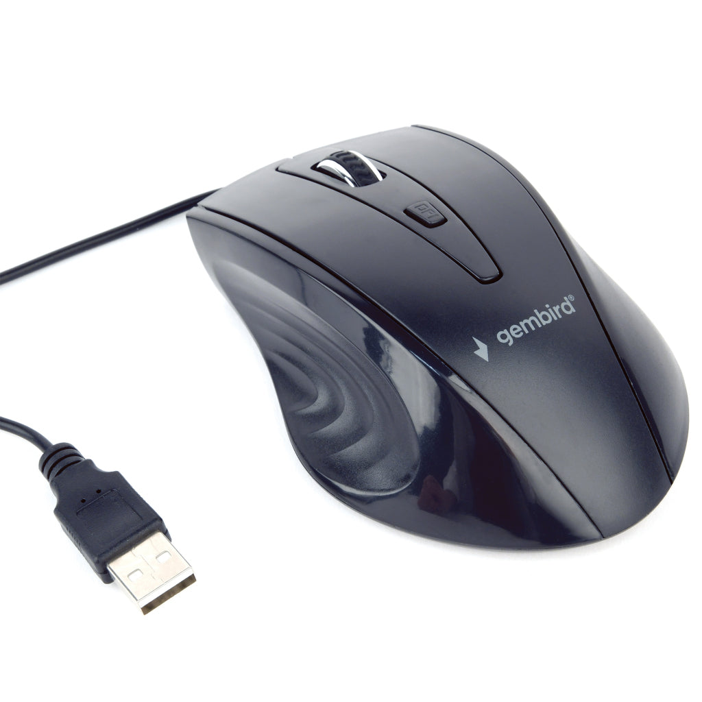 Gembird Wired Mouse Black 4b-02