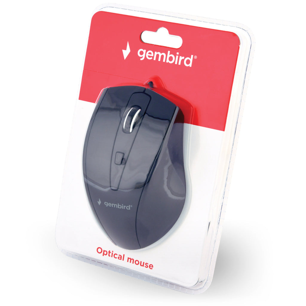 Gembird Wired Mouse Black 4b-02