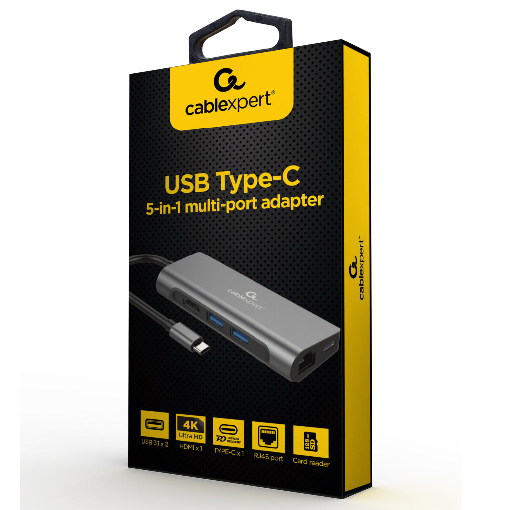 Cablexpert Gmb USB-C Multi-port 5-in-1 Adapter